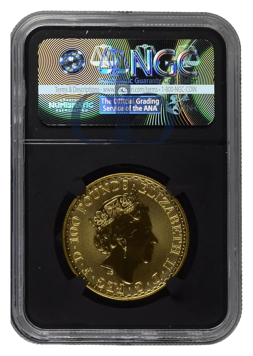 2017 Gold Britannia One Ounce 30th Anniversary Privy First Day of Issue obverse by Jody Clark