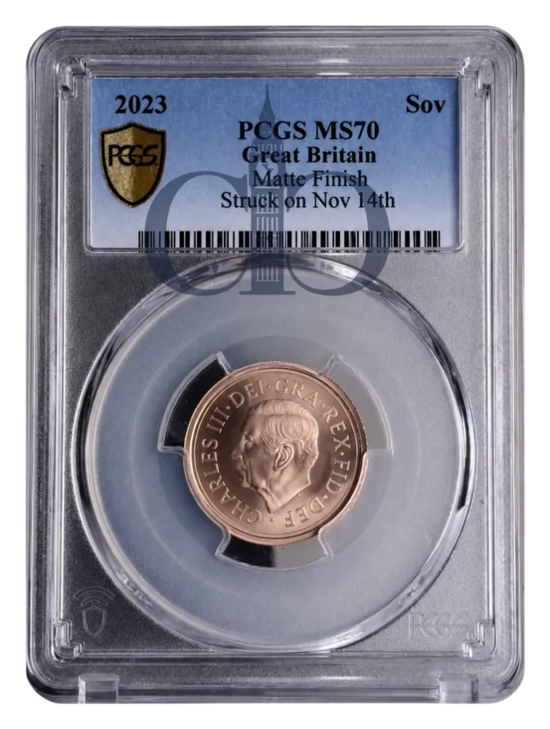 2023 King Charles III 75th Birthday Sovereign reverse