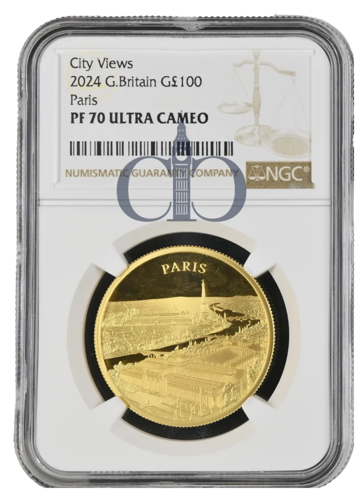 2024 1oz City Views Paris Proof reverse