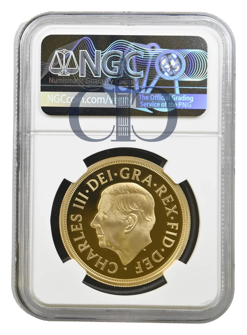 2026 £5 Gold Proof Sovereign obverse